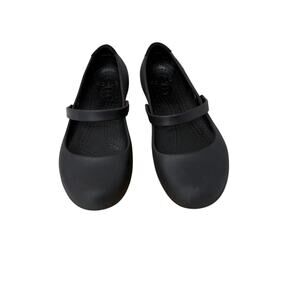 Crocs Alice Mary Jane Ballet Flats Black Work Office Capsole Travel Womens 9